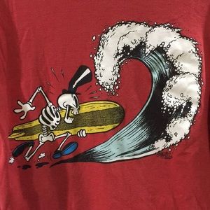 Shaun White Skeleton The Wave Surf Tshirt